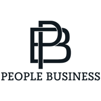 People Business Logo und Schriftzug (945x945) schwarz transparent